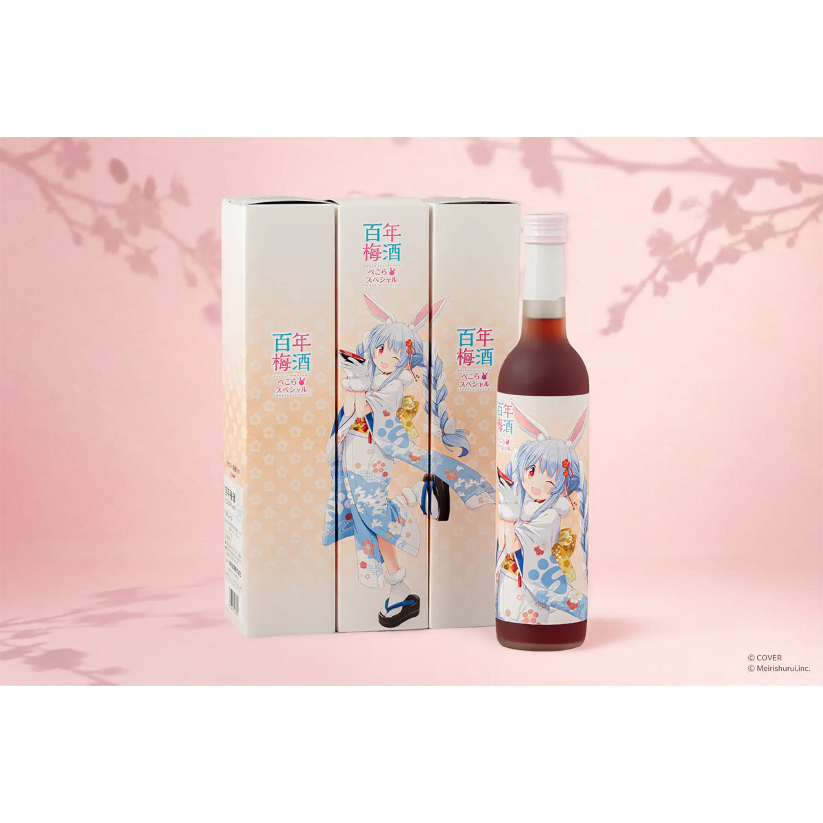 ALC.12% 百年梅酒 ぺこらスペシャル 500ml